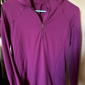 Luluemon running 1/2 zip